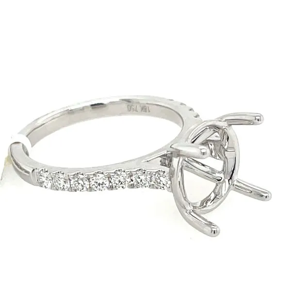 Diamond Semi-Mount Engagement Ring Image 2 James Gattas Jewelers Memphis, TN