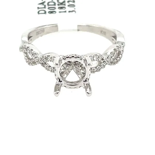 Diamond Semi-Mount Engagement Ring James Gattas Jewelers Memphis, TN