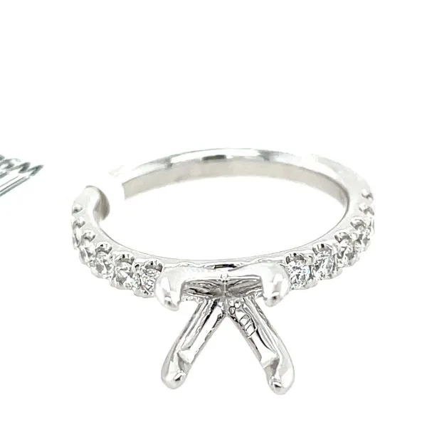 Diamond Semi-Mount Engagement Ring James Gattas Jewelers Memphis, TN