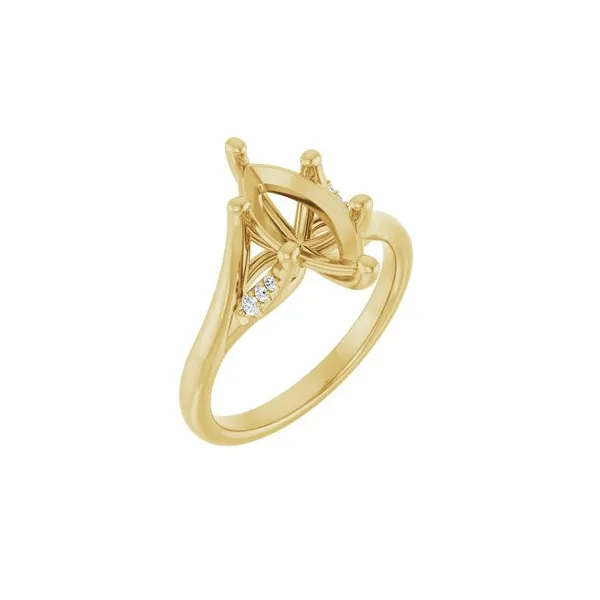 Diamond Semi-Mount Engagement Ring James Gattas Jewelers Memphis, TN