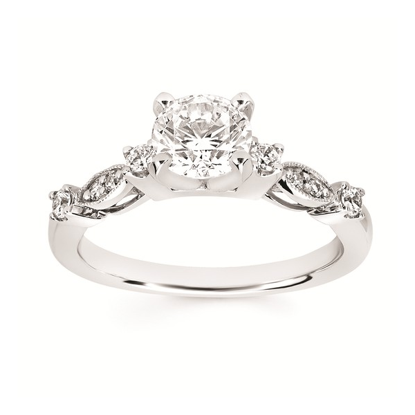 Diamond Semi-Mount Engagement Ring James Gattas Jewelers Memphis, TN