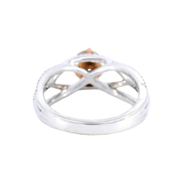 14K Two-Tone Gold Diamond Engagement Ring Image 3 Carroll's Jewelers Fort Lauderdale, FL