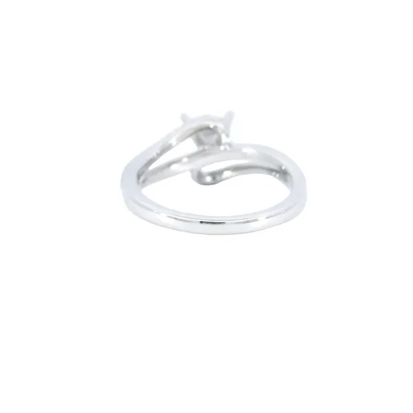 14K White Gold Diamond Engagement Ring Setting Image 3 Carroll's Jewelers Fort Lauderdale, FL