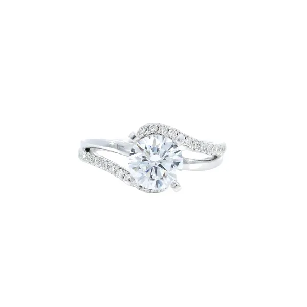 14K White Gold Diamond Engagement Ring Setting Carroll's Jewelers Fort Lauderdale, FL