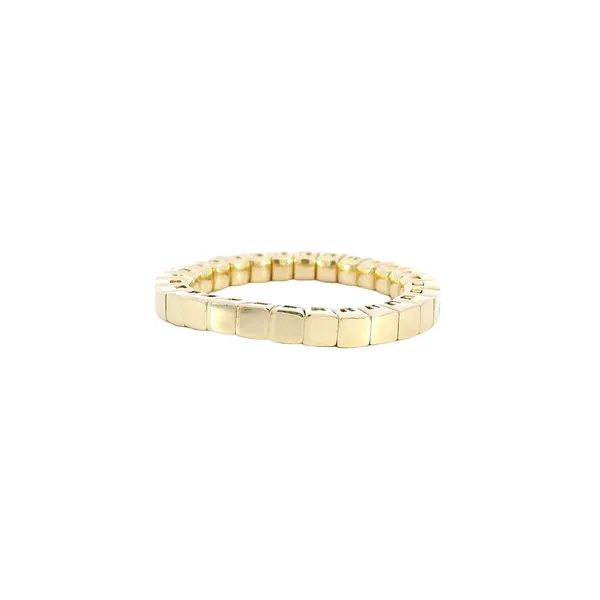 14K Yellow Gold Flexible Spryngs Diamond Band Image 3 Carroll's Jewelers Fort Lauderdale, FL