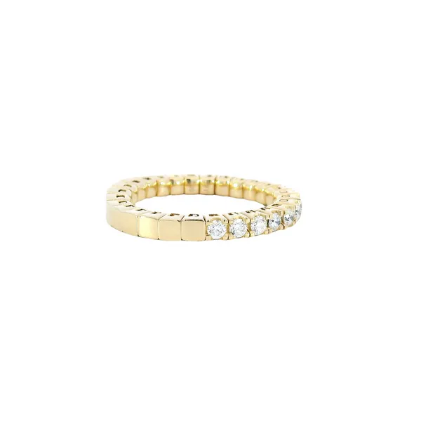 14K Yellow Gold Flexible Spryngs Diamond Band Image 4 Carroll's Jewelers Fort Lauderdale, FL