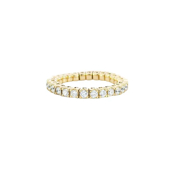 14K Yellow Gold Flexible Spryngs Diamond Band Carroll's Jewelers Fort Lauderdale, FL