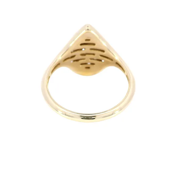 14K Yellow Gold Diamond Statement Ring Image 3 Carroll's Jewelers Fort Lauderdale, FL