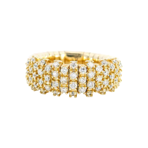 14K Yellow Gold Diamond Pickleball Ring Carroll's Jewelers Fort Lauderdale, FL