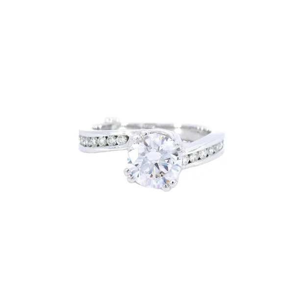 Glimmer 14K White Gold Designer Diamond Engagement Ring Carroll's Jewelers Fort Lauderdale, FL