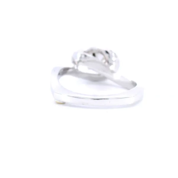 Wisp 14K White Gold Unique Diamond Engagement Ring Setting Image 3 Carroll's Jewelers Fort Lauderdale, FL
