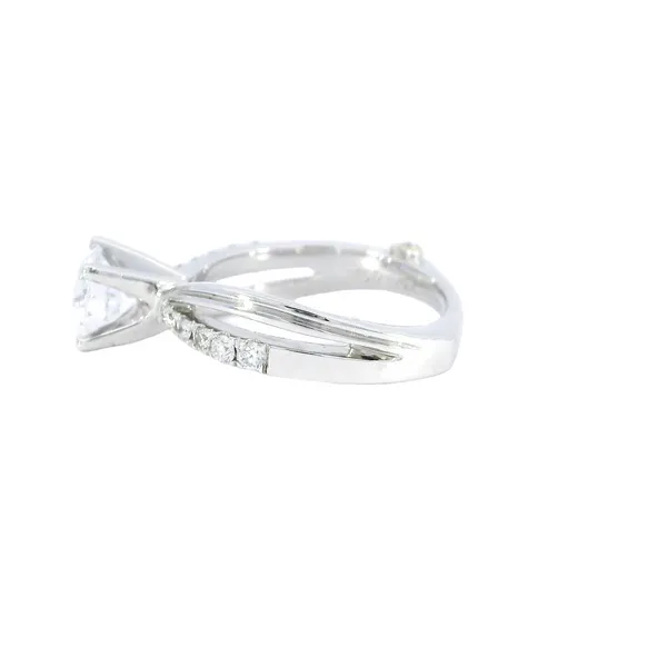 Surge 14K Gold Diamond Engagement Ring Setting Image 2 Carroll's Jewelers Fort Lauderdale, FL