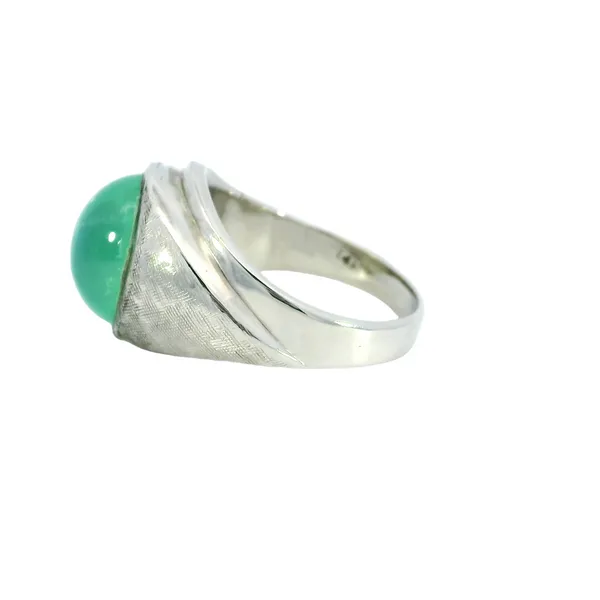 14K White Gold Synthetic Star Sapphire Fashion Ring Image 2 Carroll's Jewelers Fort Lauderdale, FL