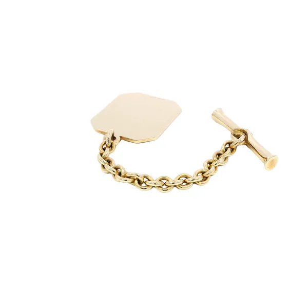 14K Yellow Gold Key Ring & Tag Image 3 Carroll's Jewelers Fort Lauderdale, FL
