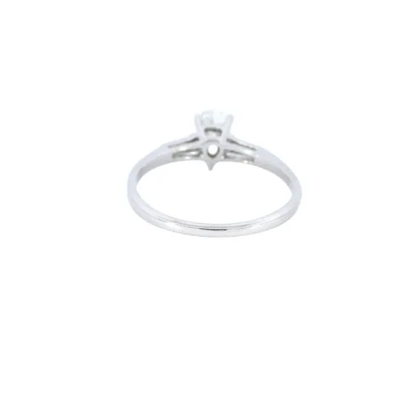 14K White Gold Pear-Shaped Diamond Ring Image 3 Carroll's Jewelers Fort Lauderdale, FL