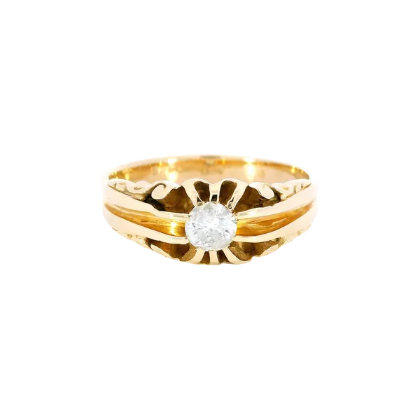 14K Yellow Gold Fancy Diamond Ring Carroll's Jewelers Fort Lauderdale, FL