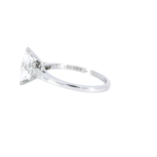 14K White Gold Marquise Diamond Ring Image 2 Carroll's Jewelers Fort Lauderdale, FL