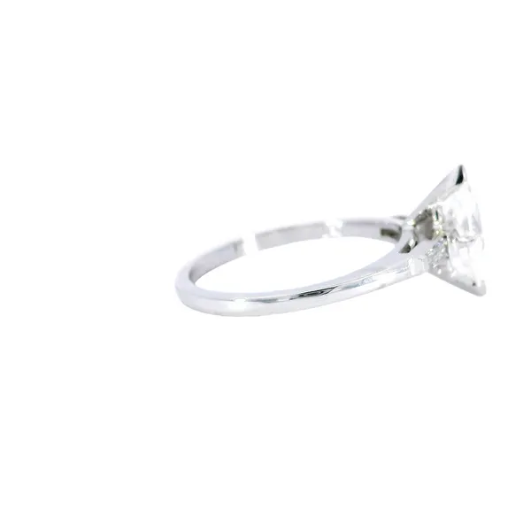 14K White Gold Marquise Diamond Ring Image 4 Carroll's Jewelers Fort Lauderdale, FL
