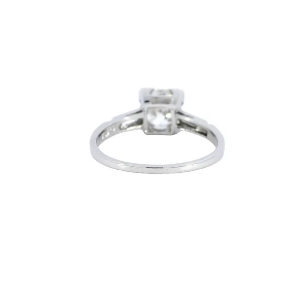 Platinum Euro-Cut Diamond Ring Image 3 Carroll's Jewelers Fort Lauderdale, FL