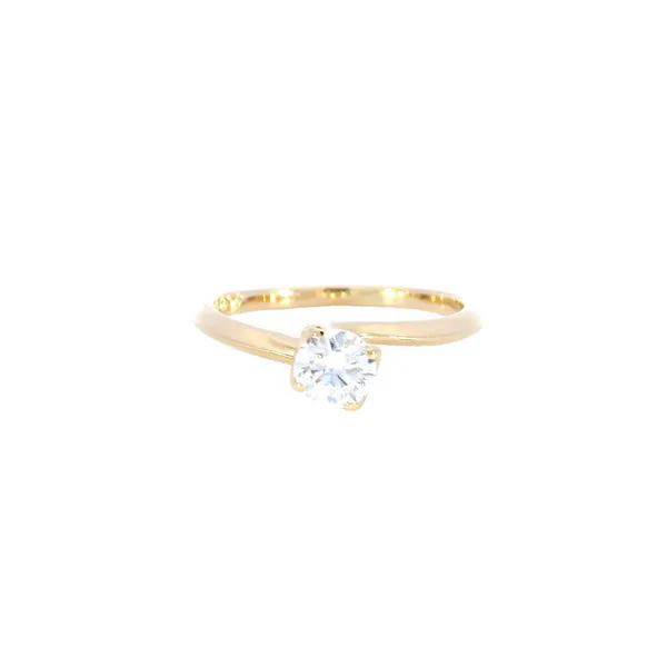 14K Yellow Gold Diamond Bypass Ring Carroll's Jewelers Fort Lauderdale, FL