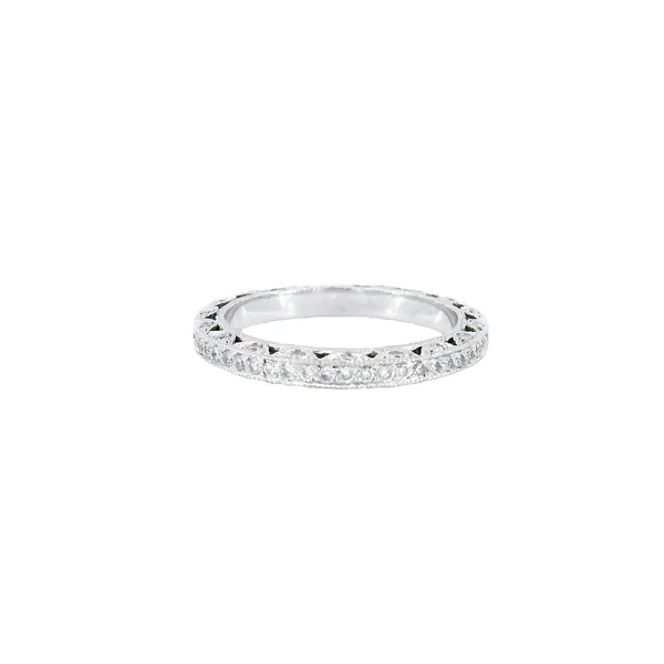 Tacori Platinum Diamond Eternity Ring Image 3 Carroll's Jewelers Fort Lauderdale, FL