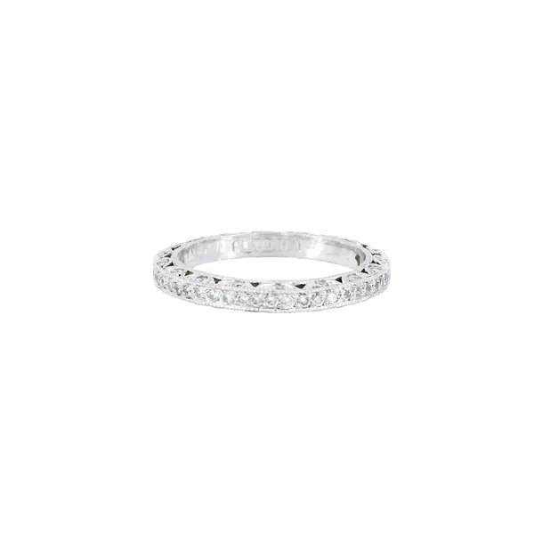 Tacori Platinum Diamond Eternity Ring Carroll's Jewelers Fort Lauderdale, FL