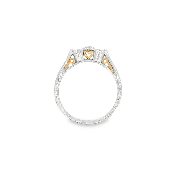 Tacori Platinum & 18K Yellow Gold Diamond Band Image 5 Carroll's Jewelers Fort Lauderdale, FL