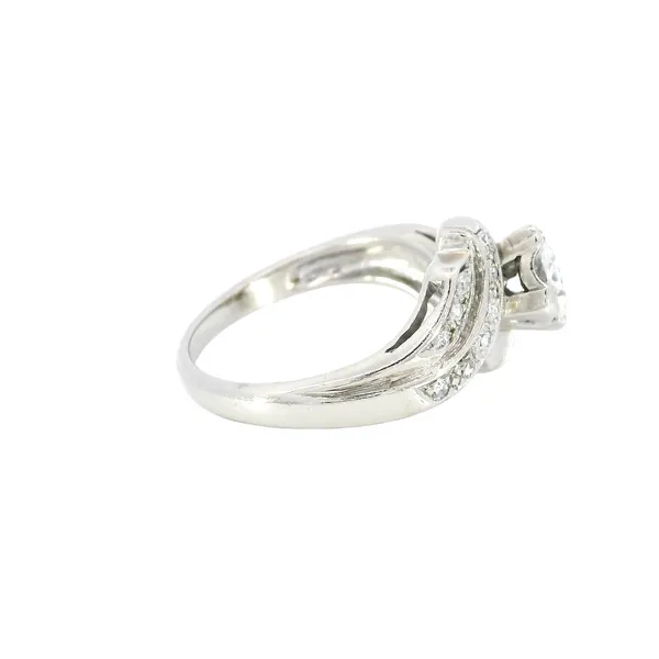 14K White Gold 1.00 Carat G/H VS Diamond Ring Image 4 Carroll's Jewelers Fort Lauderdale, FL
