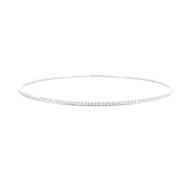 18K White Gold Diamond Bracelet Image 2 Carroll's Jewelers Fort Lauderdale, FL