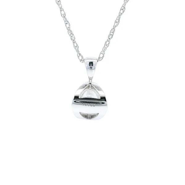 14K White Gold Diamond Pendant Image 3 Carroll's Jewelers Fort Lauderdale, FL