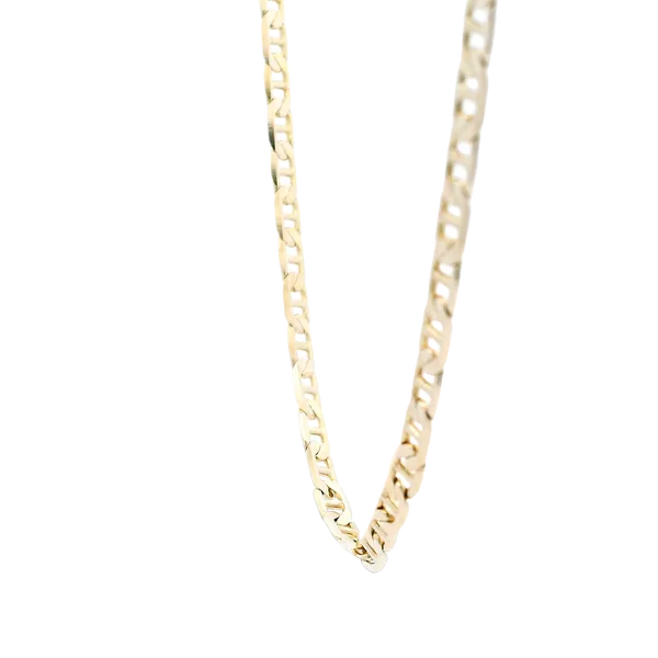 14K Yellow Gold Mariner Link Chain Necklace Image 2 Carroll's Jewelers Fort Lauderdale, FL