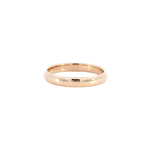 18K Rose Gold Tiffany Wedding Band Image 3 Carroll's Jewelers Fort Lauderdale, FL