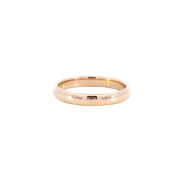 18K Rose Gold Tiffany Wedding Band Image 4 Carroll's Jewelers Fort Lauderdale, FL