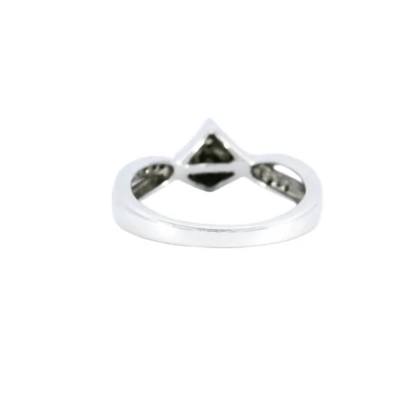 10K White Gold Vintage Diamond Ring Image 3 Carroll's Jewelers Fort Lauderdale, FL