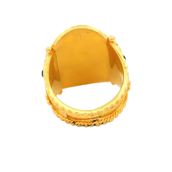 22K Yellow Gold Cameo Ring Image 3 Carroll's Jewelers Fort Lauderdale, FL