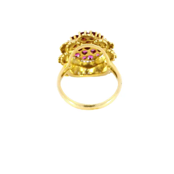 14K Yellow Gold Ruby Ring Image 3 Carroll's Jewelers Fort Lauderdale, FL