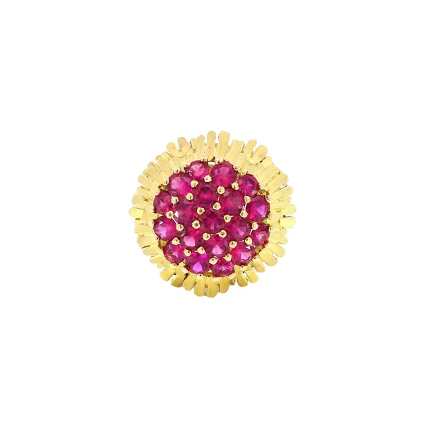 14K Yellow Gold Ruby Ring Carroll's Jewelers Fort Lauderdale, FL