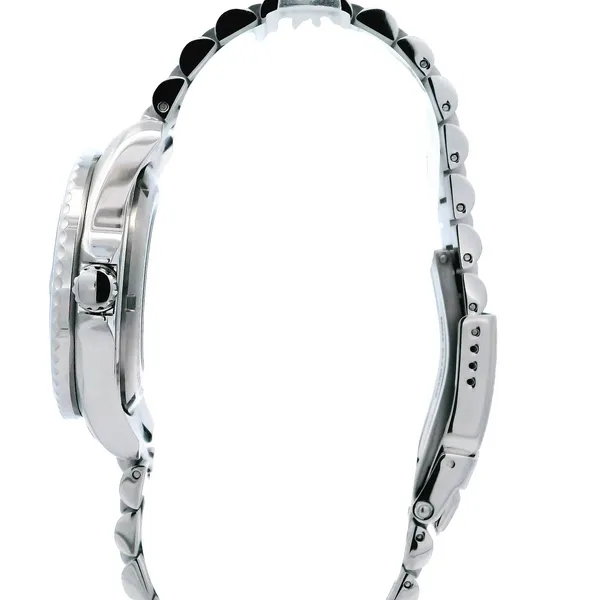 Stainless Steel Elegant Black Dial Watch Image 2 Carroll's Jewelers Fort Lauderdale, FL