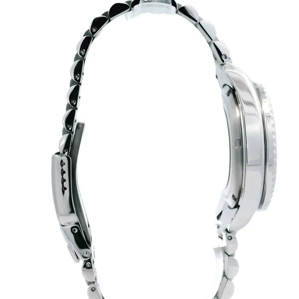 Stainless Steel Elegant Black Dial Watch Image 4 Carroll's Jewelers Fort Lauderdale, FL