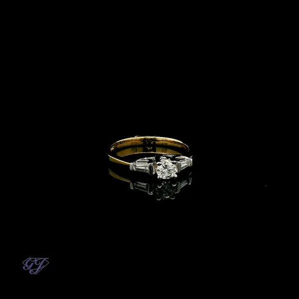 14K Yellow Gold .25ct Diamond Engagment/Promise Ring Image 2 Geneva Jewelry Riverside, CA