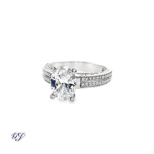 Arch di Lecce Ring Set Image 2 Geneva Jewelry Riverside, CA