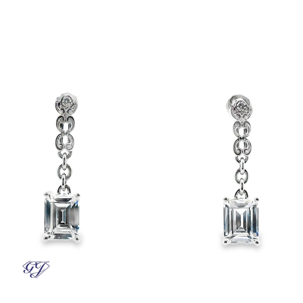 Echoes of Turin Earrings Image 2 Geneva Jewelry Riverside, CA