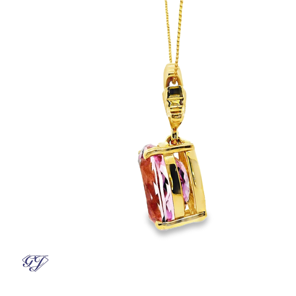 Florentine Bloom Pendant Image 3 Geneva Jewelry Riverside, CA