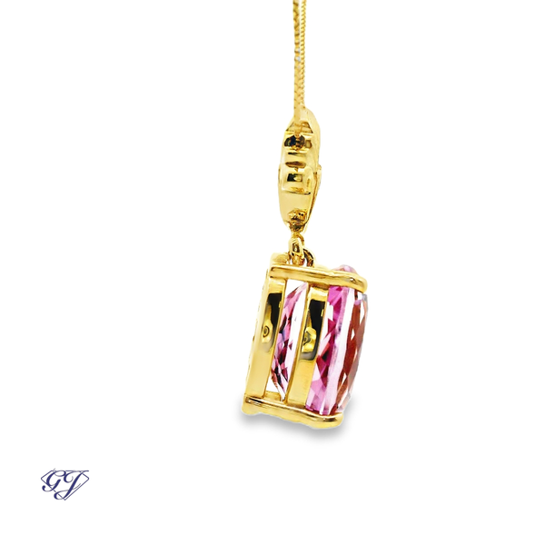 Florentine Bloom Pendant Image 4 Geneva Jewelry Riverside, CA