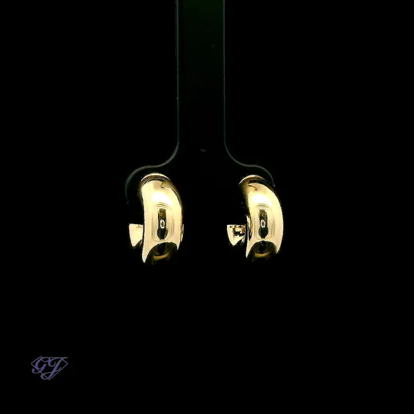 Italian 14K Small Hoop Earrings Image 2 Geneva Jewelry Riverside, CA