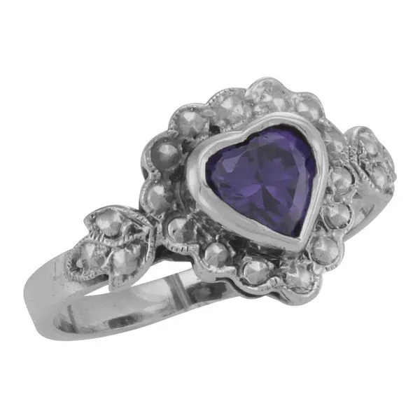 Victorian style heart shaped ring George & Company Diamond Jewelers Dickson City, PA