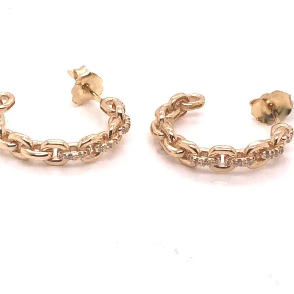 Gold Earring George & Company Diamond Jewelers Dickson City, PA