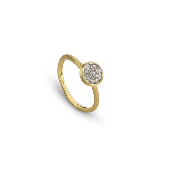 Marco Bicego® 18K Yellow Gold & Pave Diamond Stackable Ring George Press Jewelers Livingston, NJ