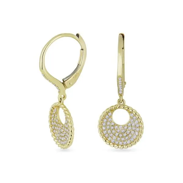 14K Diamond Earrings George Press Jewelers Livingston, NJ