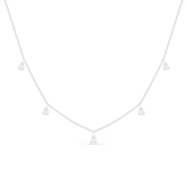 Madison L 14K White Gold Diamond Necklace George Press Jewelers Livingston, NJ